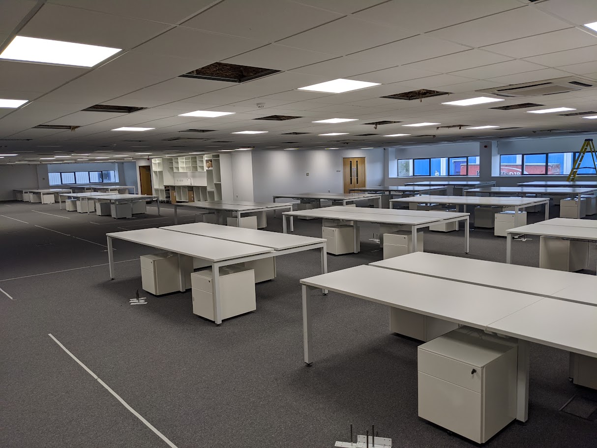 Commercial refurbishment works used as the header image for the Ravenhill Contractors blog